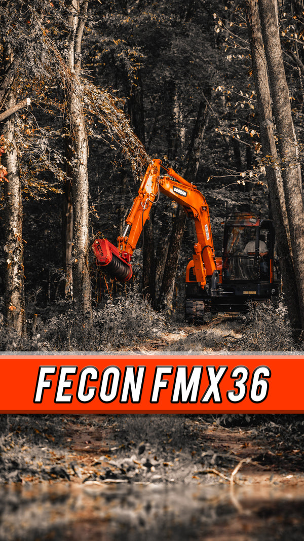 Doosan Dx85 on fecon fmx36