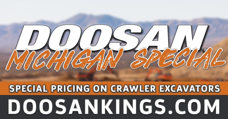 Michigan Doosan Special - Crawler Excavators | Carleton Equipment Co.