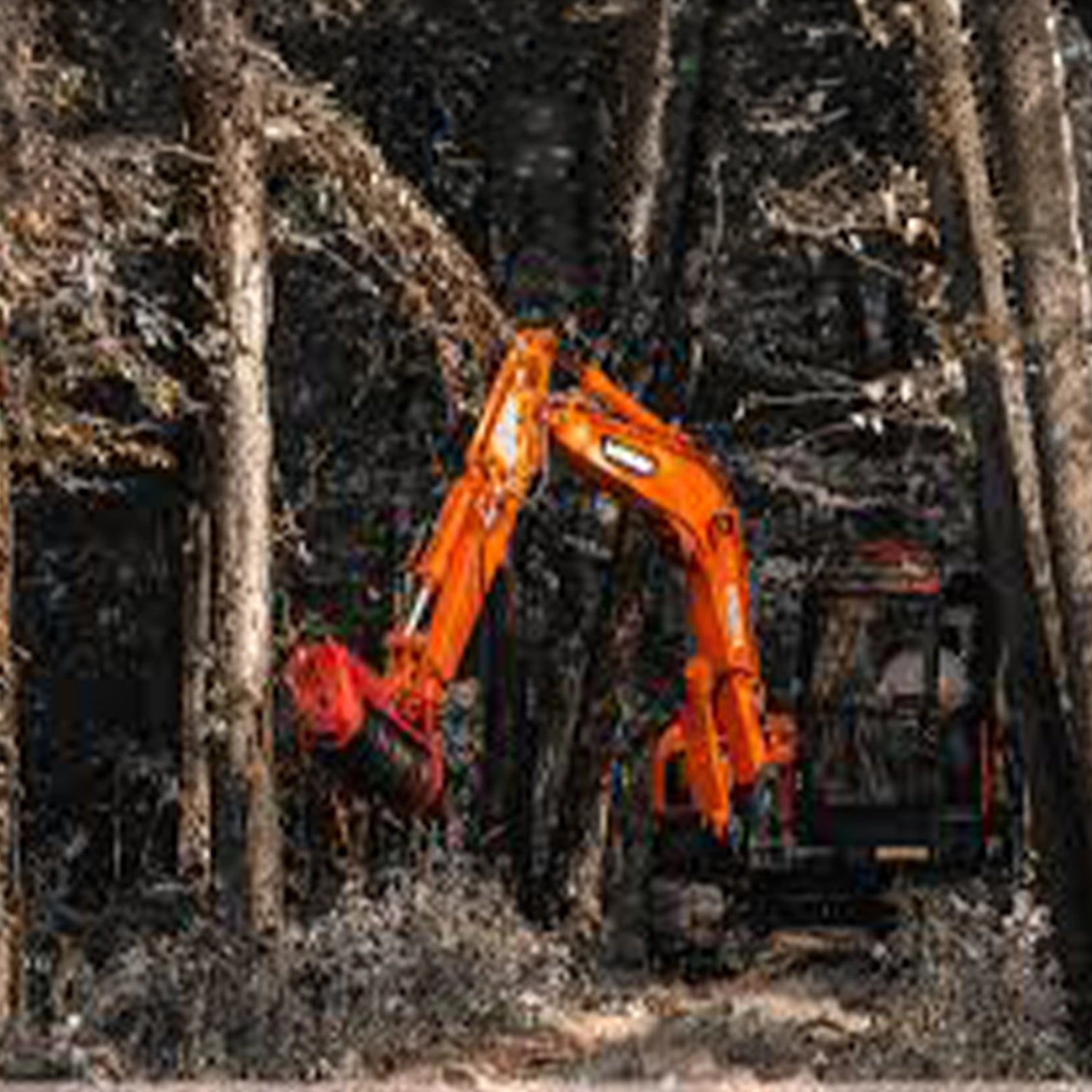 8.5 Ton Excavator Forestry Package - Rental