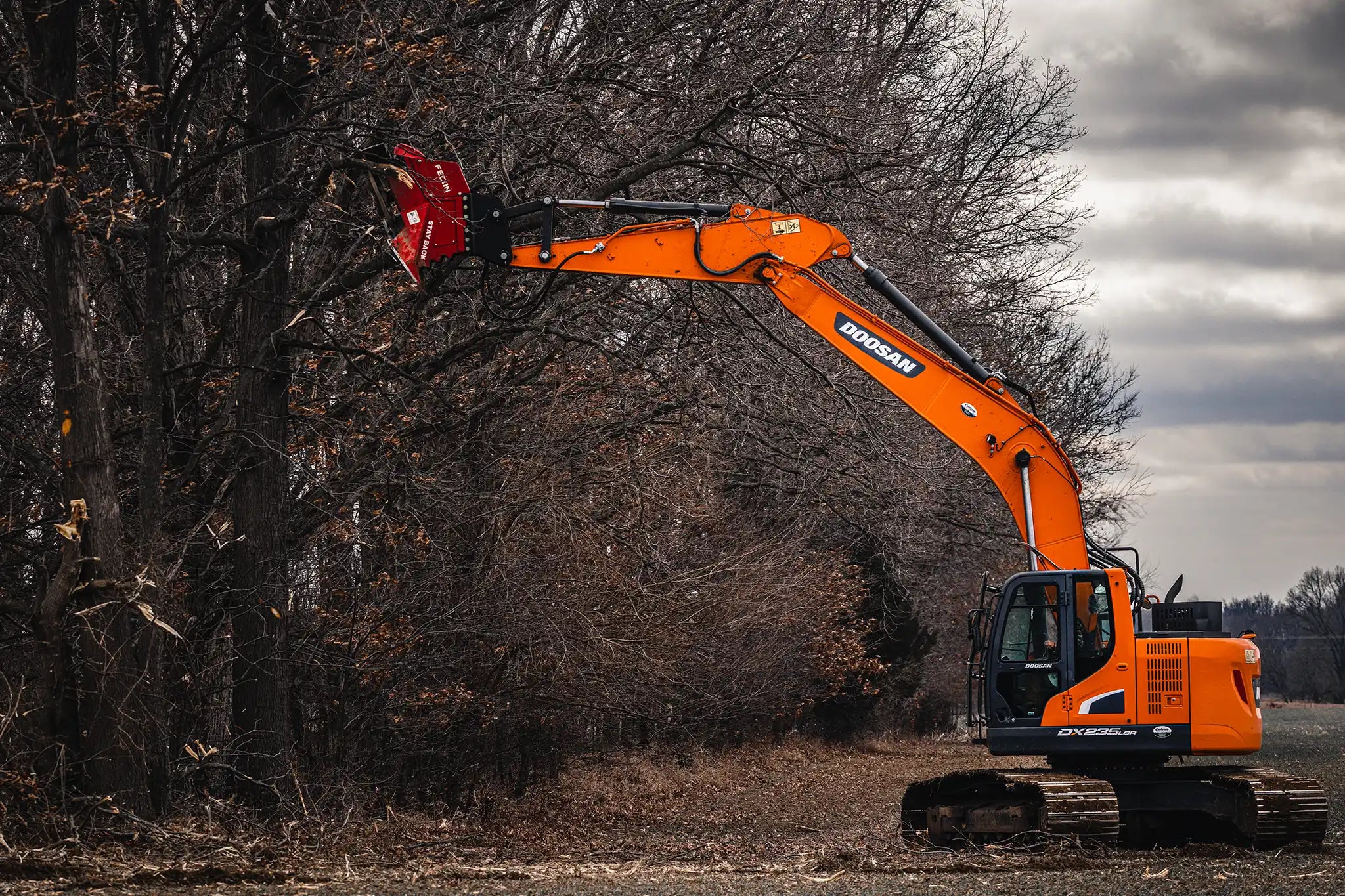 25 Ton Excavator Forestry Package - Rental