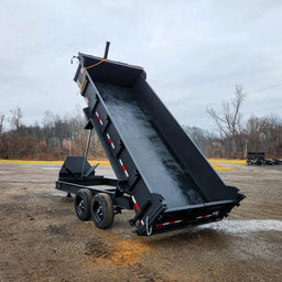 16' Pro-Line Dump Trailer Matte Black | Watchdog