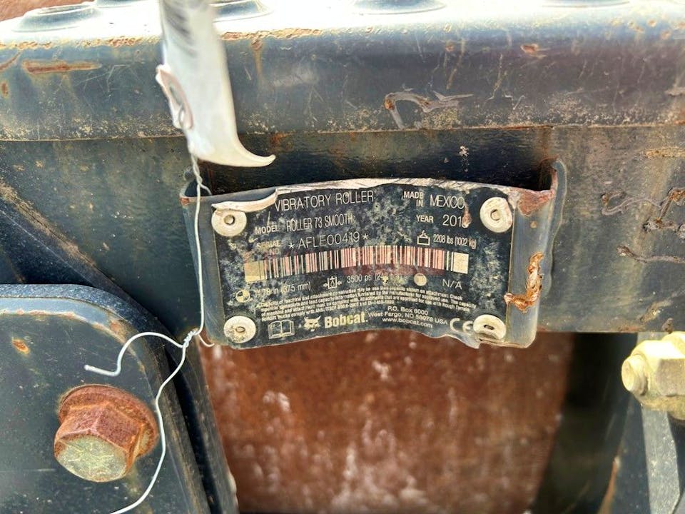 Vibratory Roller | Bobcat - Stock Image 10