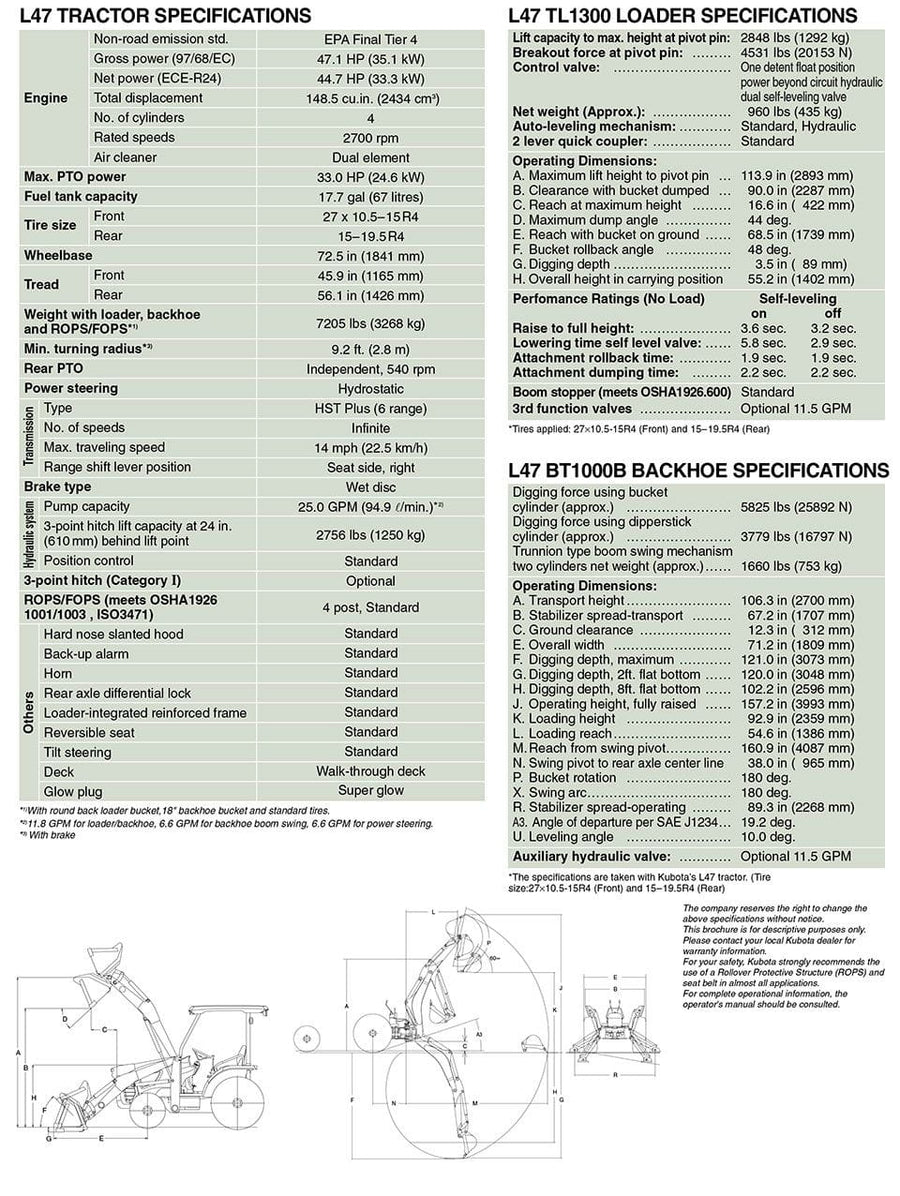 L47 | Kubota