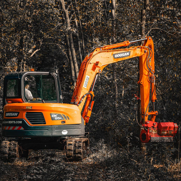 8.5 Ton Excavator Forestry Package - Rental