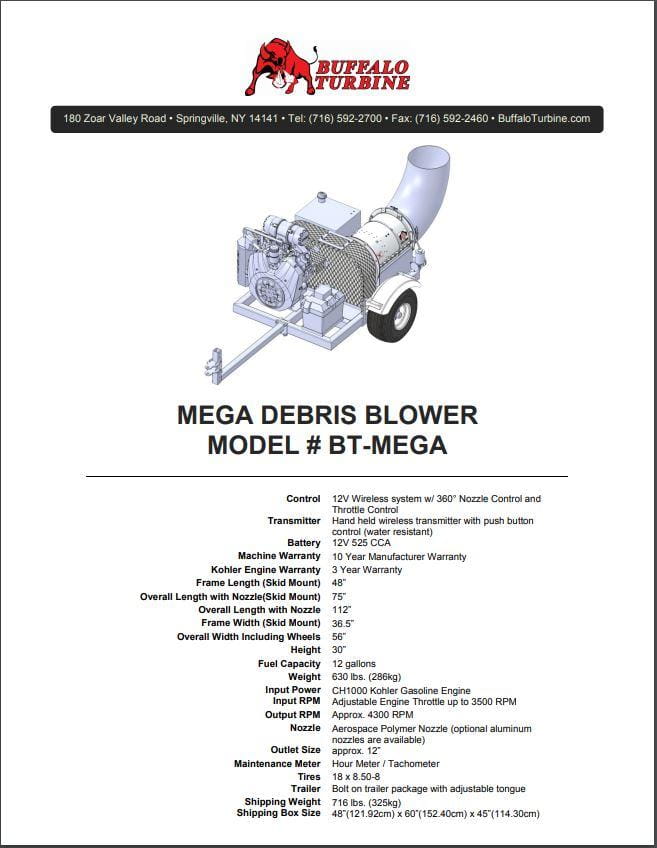 BT Mega | Buffalo Turbine